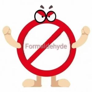 Icon representing the absence of formaldehyde